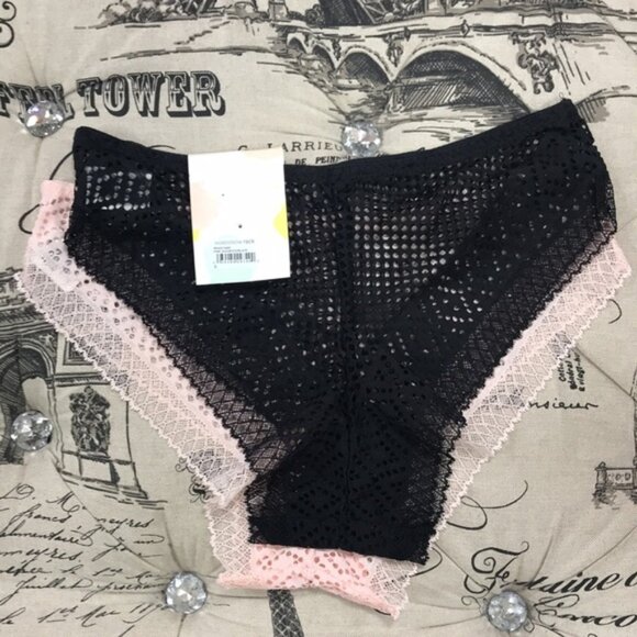 Shimera 2Pack Mesh Lace Jade Cheeky Underwear - Picture 6 of 8